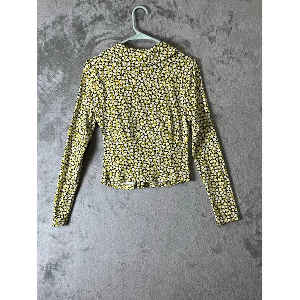 Maeve Anthropologie Abstract Geo Print Ruched Retro Mod Art‎ Teacher Eclectic SM - Image 5