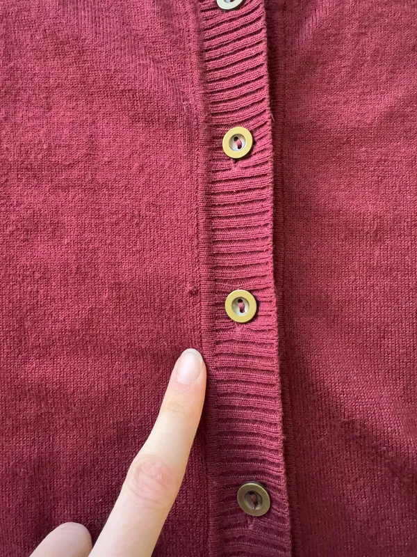 Lace Shoulder Cardigan - Image 3