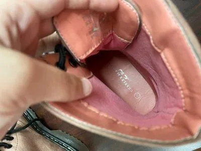 Charles Albert Blush Pink Velvet Combat Boots - Image 5