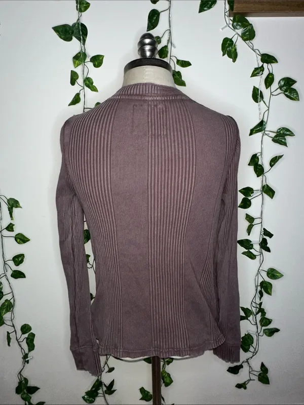 Aerie Road Trip Sleeve Henley Long Sleeve Faded Brown - Image 7