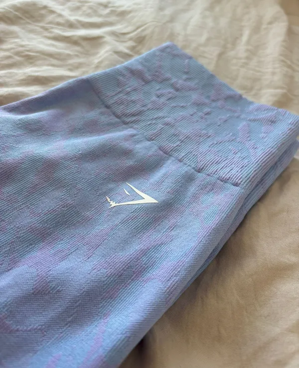 Adapt Light Blue Animal Print Leggings - Image 4