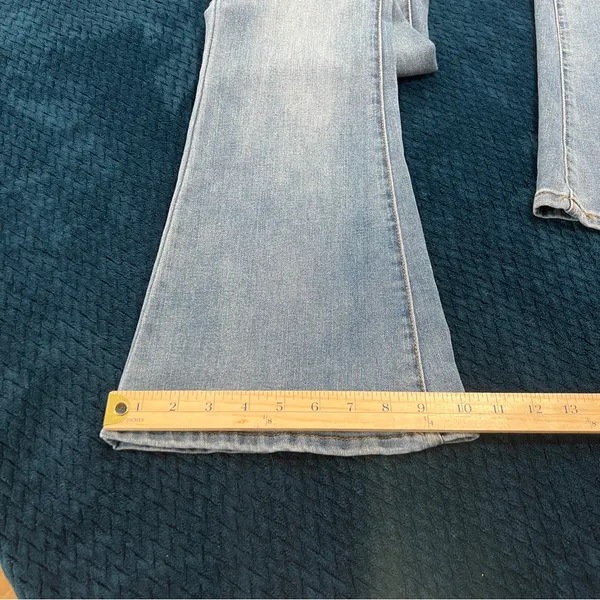 BP Stretch Medium Wash Blue Denim‎ Flare Jeans Casual Size 28 - Image 11