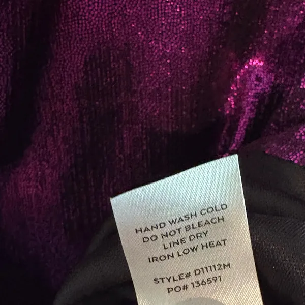 Lulu’s Cut the Line Magenta Shiny Cutout‎ One-Shoulder Mini Dress Size Large - Image 9