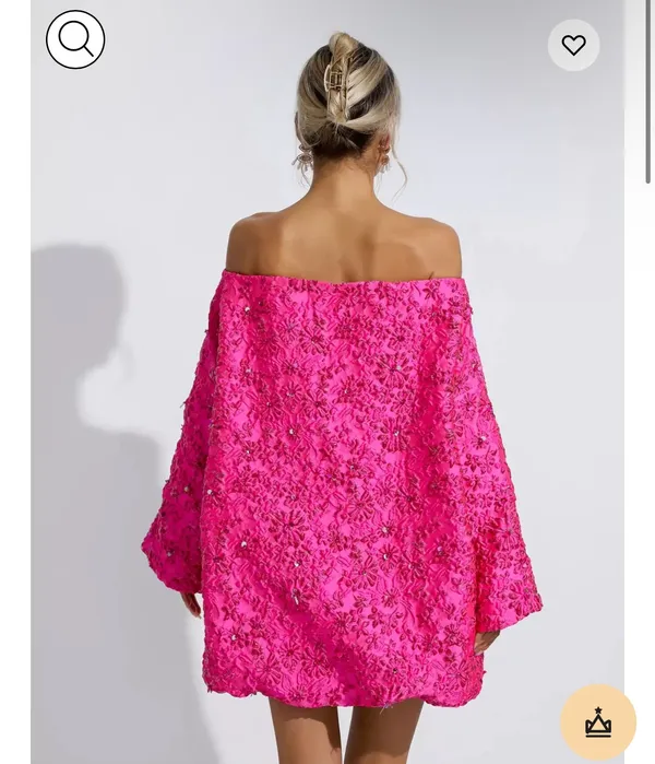 Amazon Hot Pink Dress - Image 5