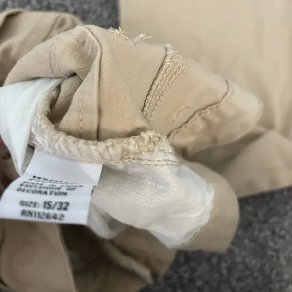 Khaki Flared Pants Tan Size 32 - Image 4