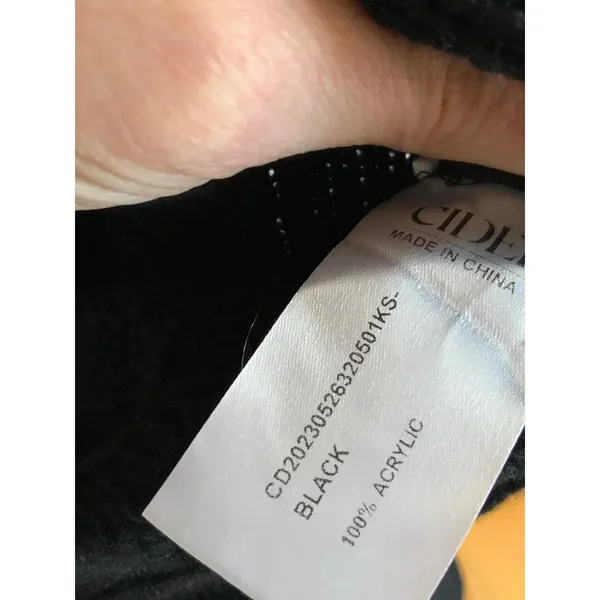 Cider Black Cable Knit sweater‎ size 1XL - Image 4