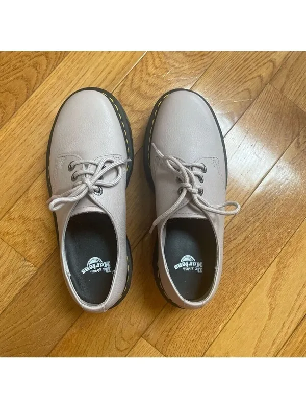 DR. MARTENS 31167 PLATFORM OXFORDS SHOES PINKY BEIGE BLUSH WOMENS Sz 39 US 8 - Image 5