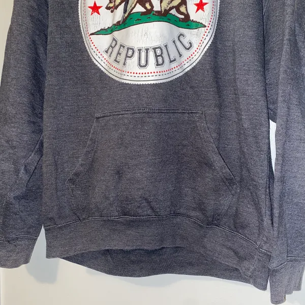 California Republic sweatshirt Gray Size L - Image 4