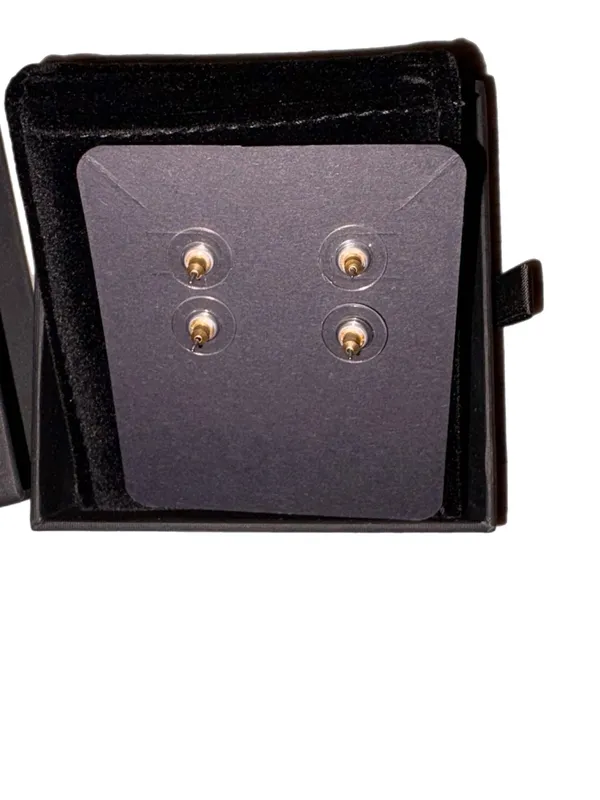 Quay Australia Good Vibes Earring Set New In Box Gold Tone Hypoallergenic - Image 4