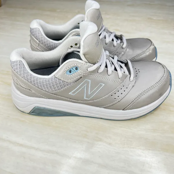 New Balance 928v3 Womens 7.5 Grey Leather Walking Shoes WW928GR3 - Image 9