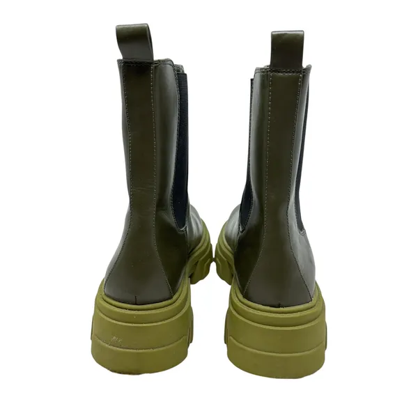 Oak + Fort Chunky Sole Chelsea Boots Military Olive Green‎ Size US 10 - Image 8