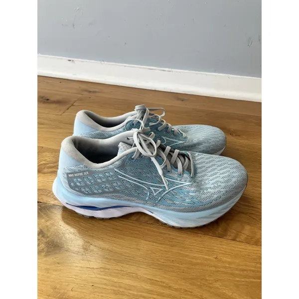 Mizuno Wave Inspire 20 Women's Cerulean‎ Blue White Running Shoes Size 9.5 - Image 5