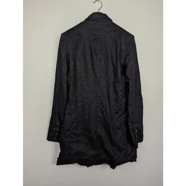 Reformation Maxwell linen black blazer dress Medium - Image 4