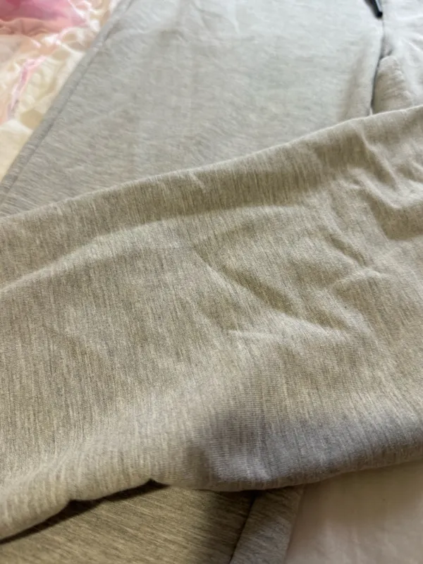 Gray Jogger Sweatpants with Embroidered Logo - Image 2
