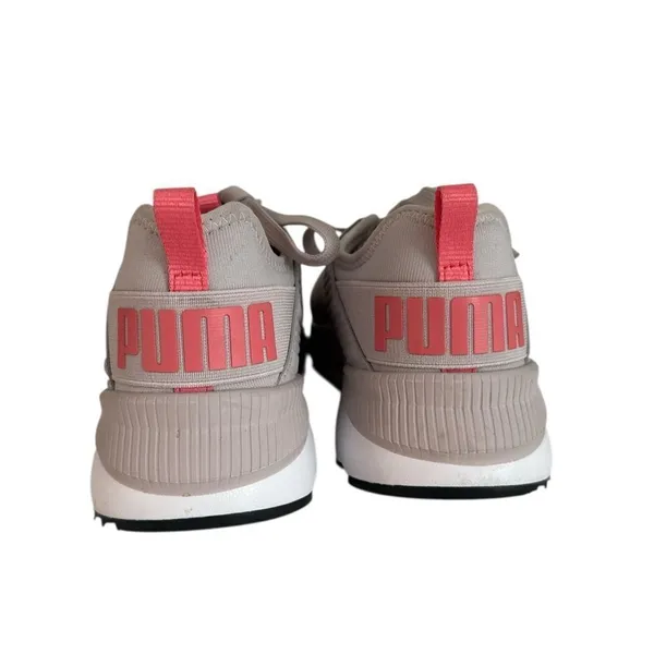 Puma PC Lace Up Runner Sneaker Gray and Pink Sneakers Lightweight EUC - Image 4