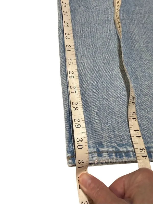 Abercrombie & Fitch High Rise/ Relaxed Jeans Sz 22 NWT - Image 7