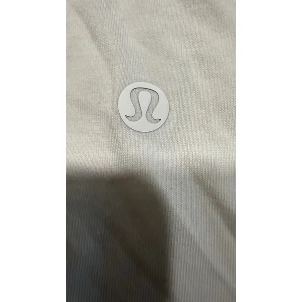 Lululemon Womens White Racerback Tank Top Scoop Neck Athletic Size 8 4461 - Image 4