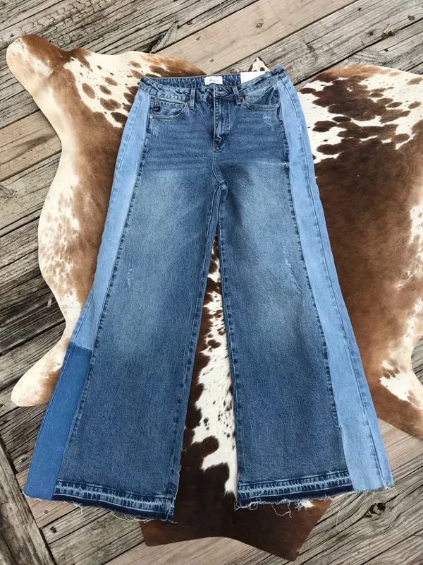 NWT KanCan Clover High Rise Wide Leg Jeans Sz 11/29 - Image 9
