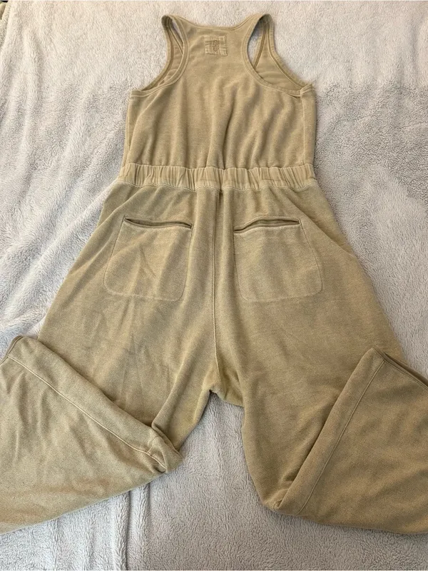 Free People Timko Onesie Tan Size L - Image 4