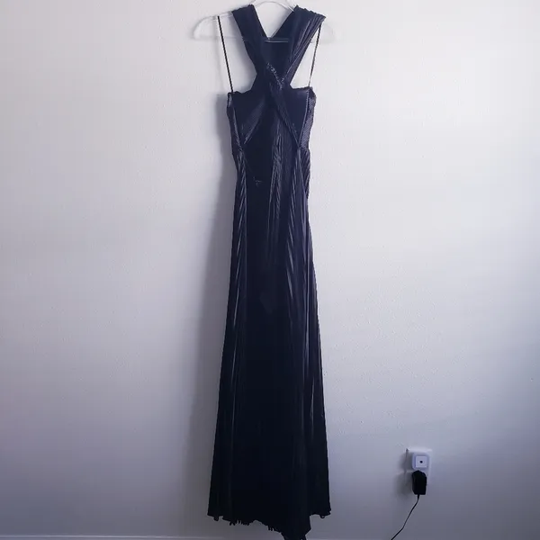 Baltic Born Sandra Pleated Maxi Dress Criss Cross New Without Tags - Image 8