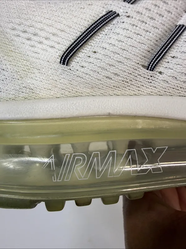 Nike Women's White Black Olive Air Max Style Running Sneakers - Image 8