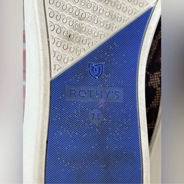 Rothy's leopard print high top sneakers size 7.5 - Image 6