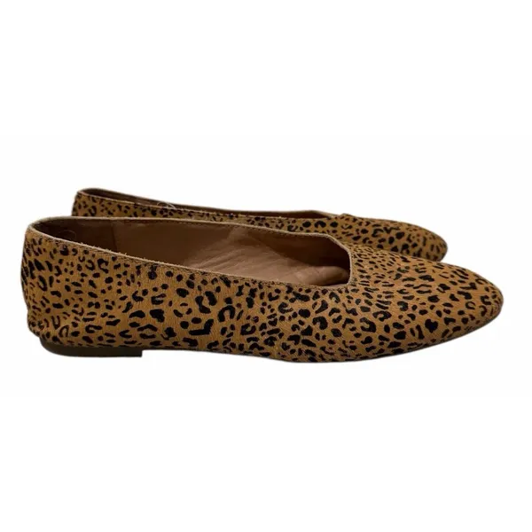 Madewell‎ Cory Leopard Calf Hair Ballet Flats Shoes Women's Size 8 - Image 2