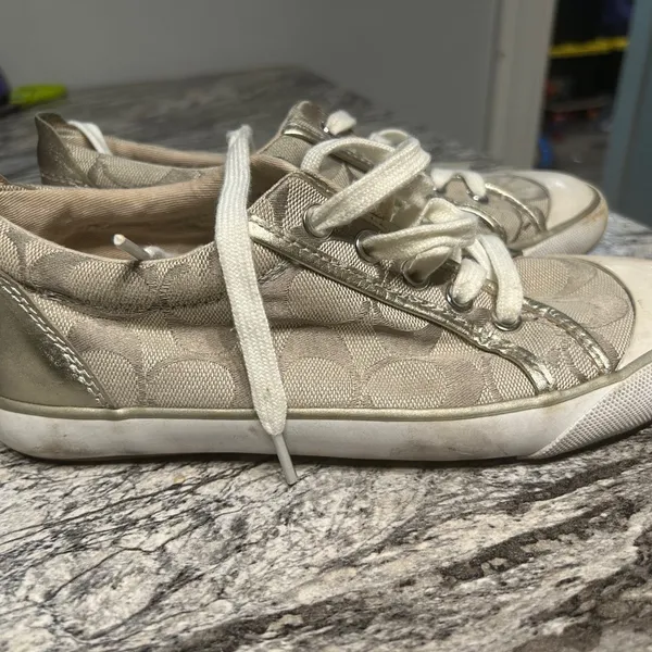 Coach Light Tan Sneakers - Image 2