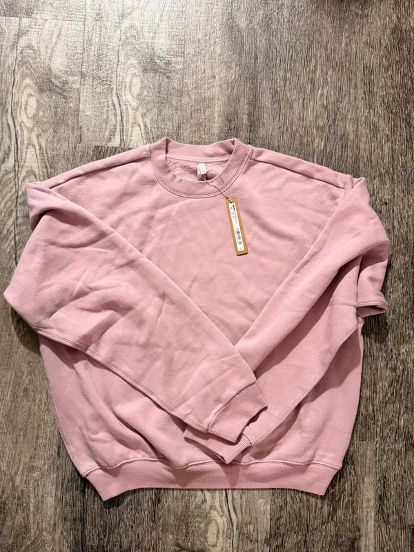 SKIMS Classic Cotton Crewneck Fleece - Image 3