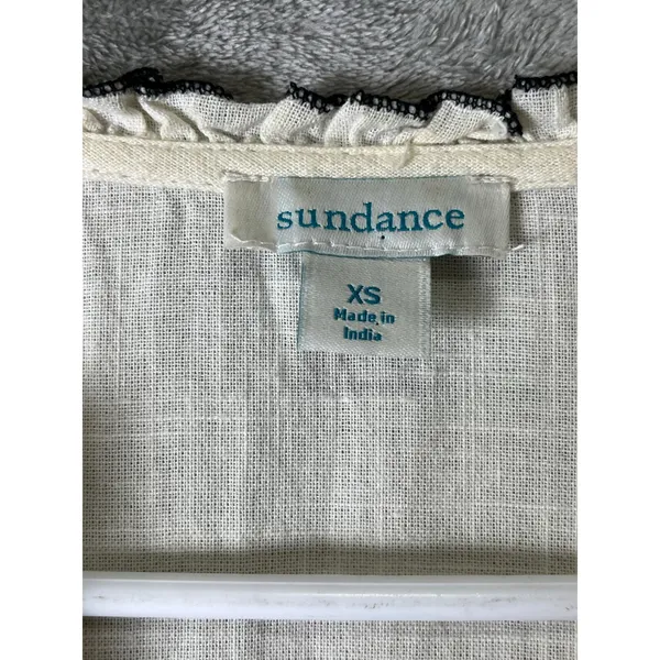Sundance Farrah Dawn Embroidered Cotton‎ Tunic Top XS Boho Prairie Cottagecore - Image 5