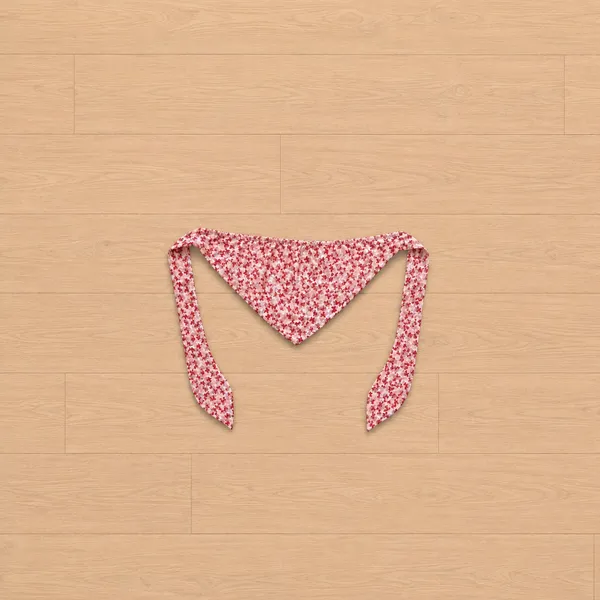 Motel Rocks Pink & Red Butterfly Bandana Top - Image 3