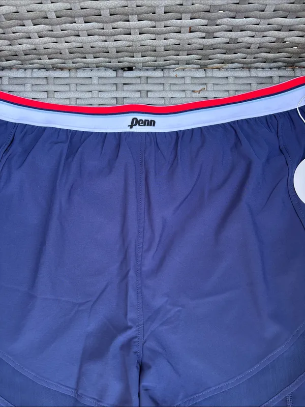 Penn Navy Breathable Wicking Elastic Waist 4 way stretch Shorts - Image 3
