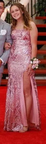Leyva ’s Pink Prom Dress - Image 2