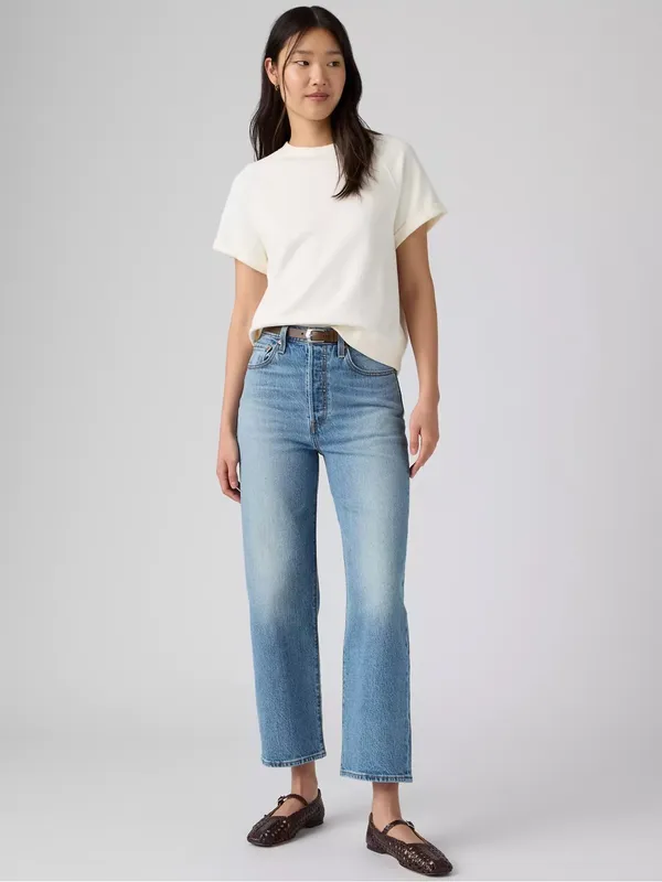 Levi's Women Ribcage Straight Ankle Women's Jeans 24 Capsule Wardrobe Minimalist - Image 11