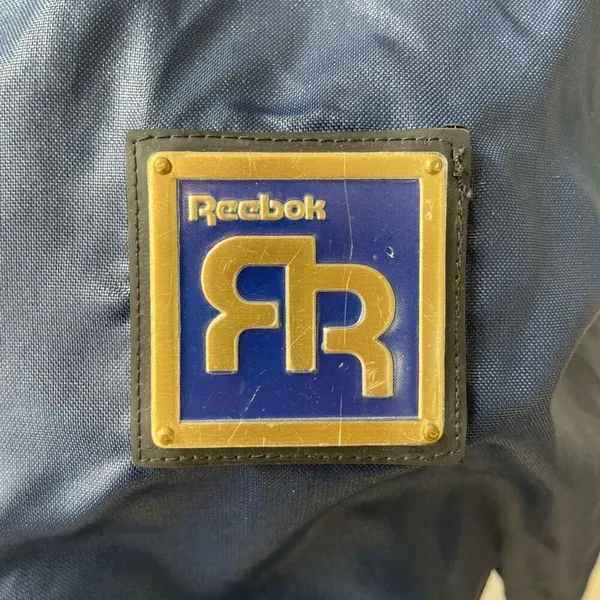Vintage 90s Reebok Navy Blue Full Zip Vest Streetwear Unisex M - Image 5