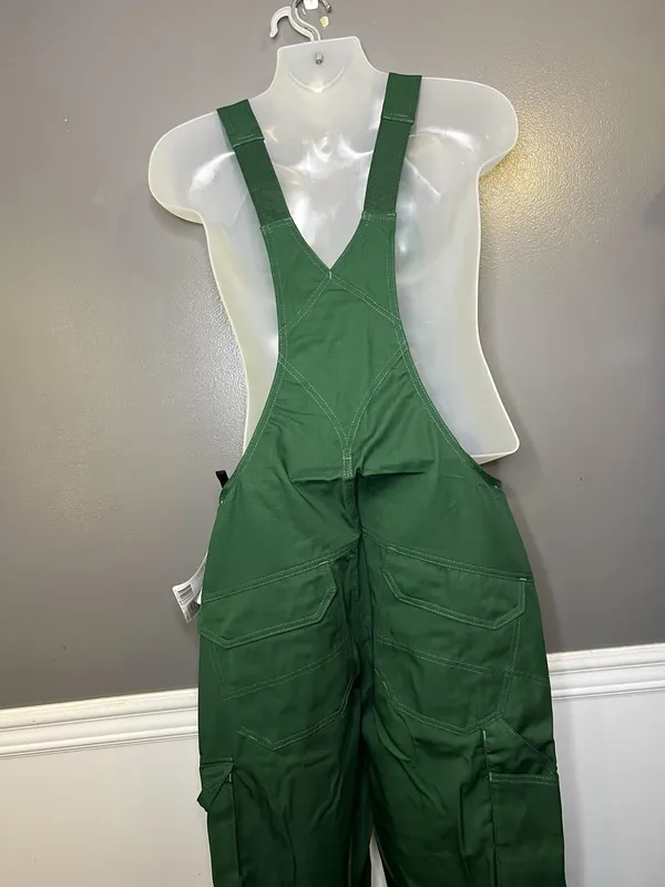 Mascot Newark Overalls Mens C48 33x30 Green Workwear Bib Knee Pad 10569-442-03 - Image 6