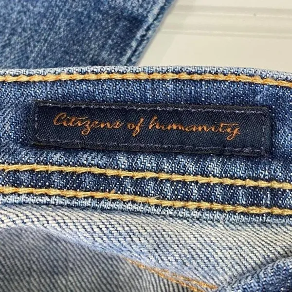 Vintage Y2K Citizens of Humanity Ingrid 002 Low Rise Flare Jeans 31 - Image 4