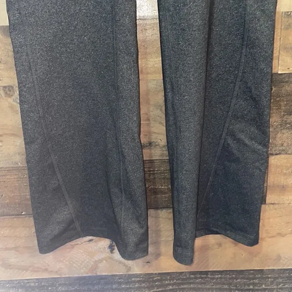 Zobha Charcoal Gray Flare Yoga Pants - Image 2