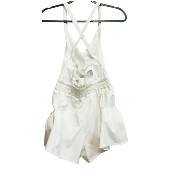 Free People Movement Get Your Flirt On Shortsie‎ One Piece Jumper White XS - Image 4