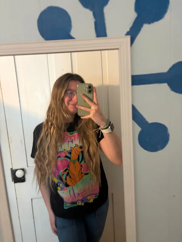 Rockin with Scooby doo tshirt Black - Image 3