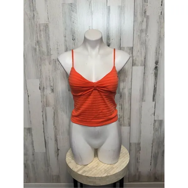 Derek heart orange blouse tank top - Image 2