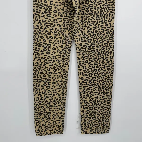 Revice Uptown On The Spot Leopard Animal Print‎ Jeans 25 Tan Punk Indie Sleaze - Image 11