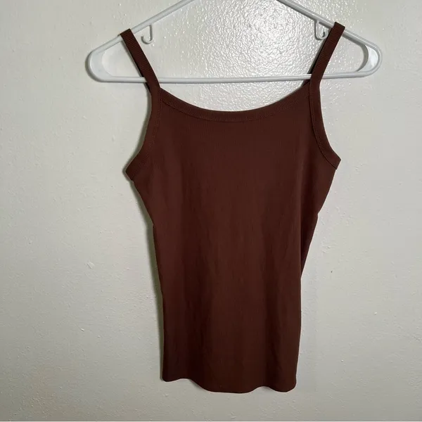 No Boundaries Women's Juniors Size Medium 7-9 Rib‎ Cami Top Hot Chocolate Brown - Image 3
