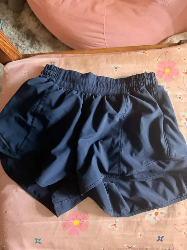 Navy Blue Lululemon Hotty Hot 2.5" Shorts  - Image 2