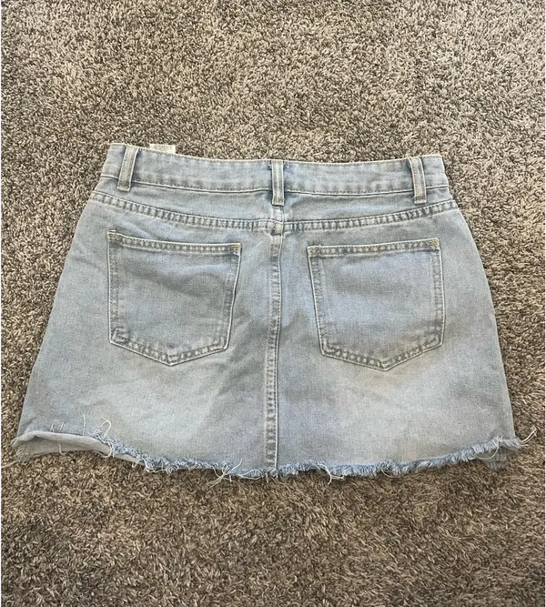 Denim mini skirt Blue - Image 2