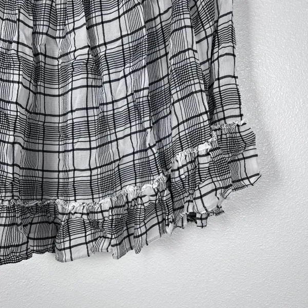 Ann Taylor LOFT Women's Plaid Blouse Sz M - Image 4
