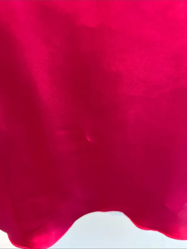 Nicole Miller Hot Pink Satin Midi Slip Skirt - Image 4