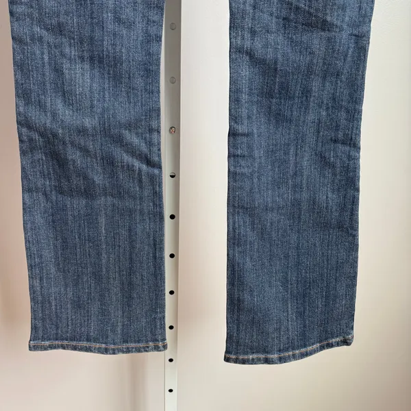 Seven7‎ Cotton Shabby Y2K Distressed Bootcut Jeans 30 Indigo - Image 8
