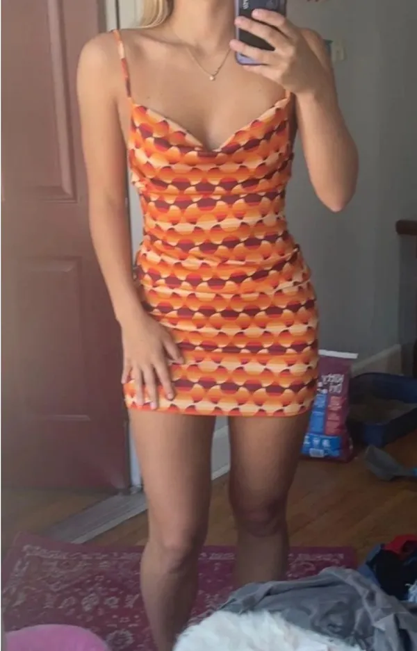Urban Outfitters Slip Cowl Neck Dress - Image 2