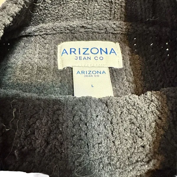 Arizona Jena Co women's size large black knit sweater - Image 2